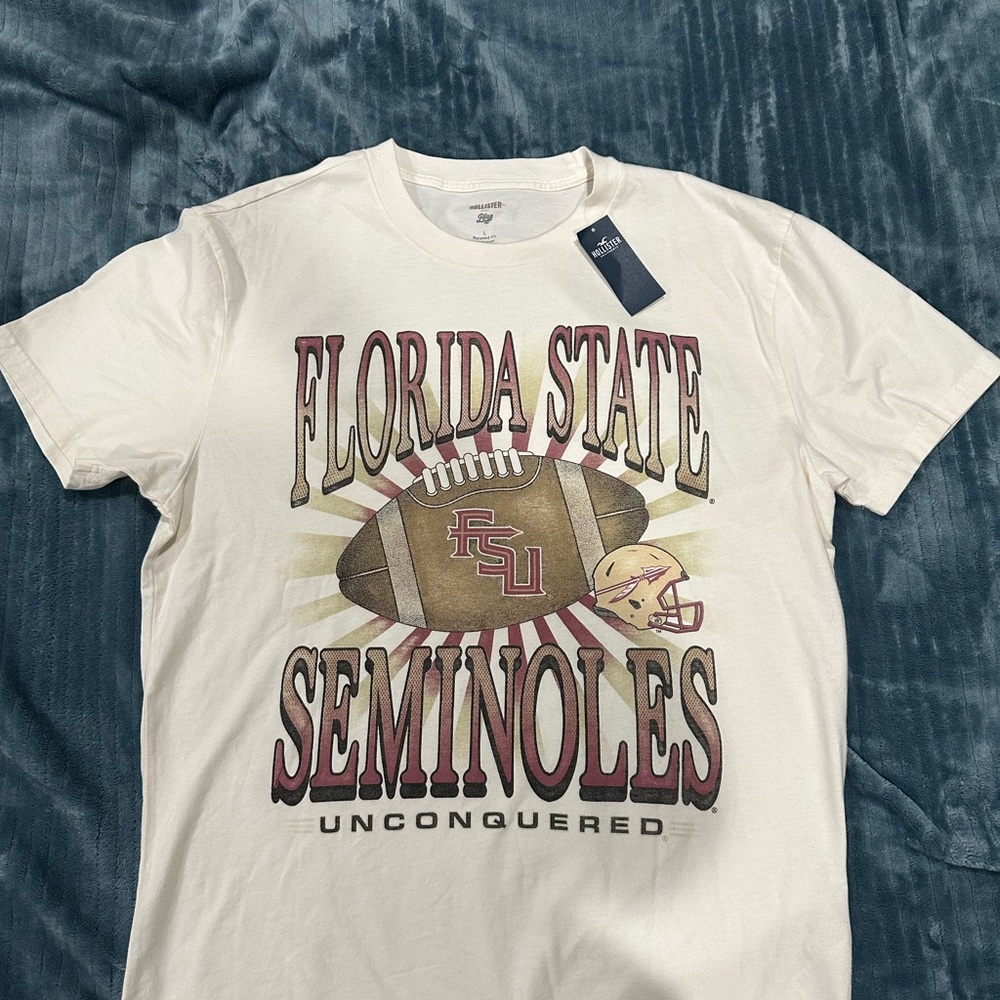 Florida State Hollister Cream Florida State Seminoles Tee